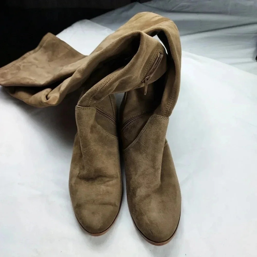 Aldo Womens Boots Brown Suede Size 7.5 - Picture 2 of 10